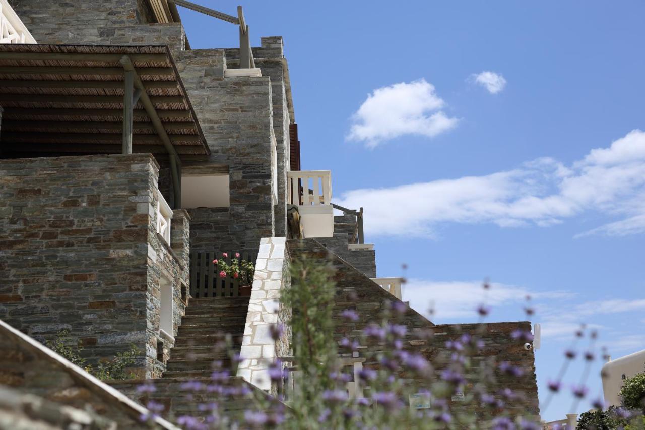 Aithra -Agios Petros Andros Villa Gavrio Exteriör bild