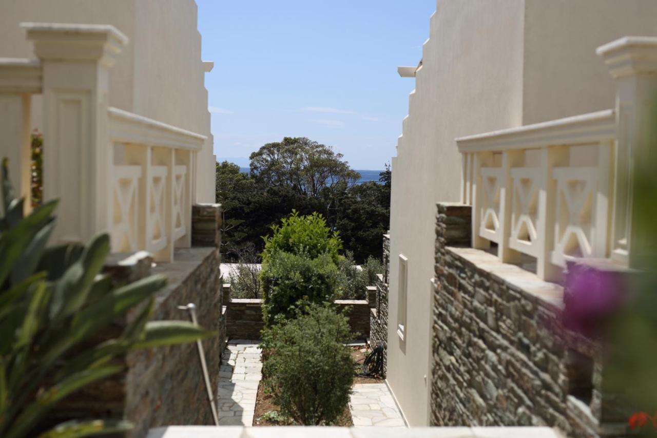 Aithra -Agios Petros Andros Villa Gavrio Exteriör bild