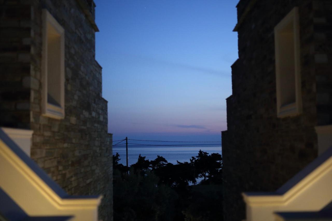 Aithra -Agios Petros Andros Villa Gavrio Exteriör bild