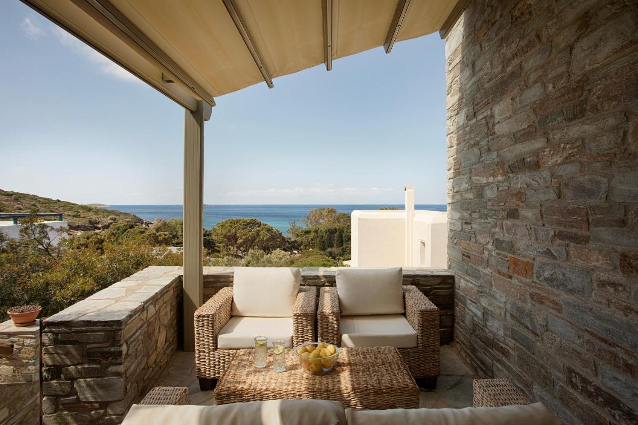 Aithra -Agios Petros Andros Villa Gavrio Exteriör bild