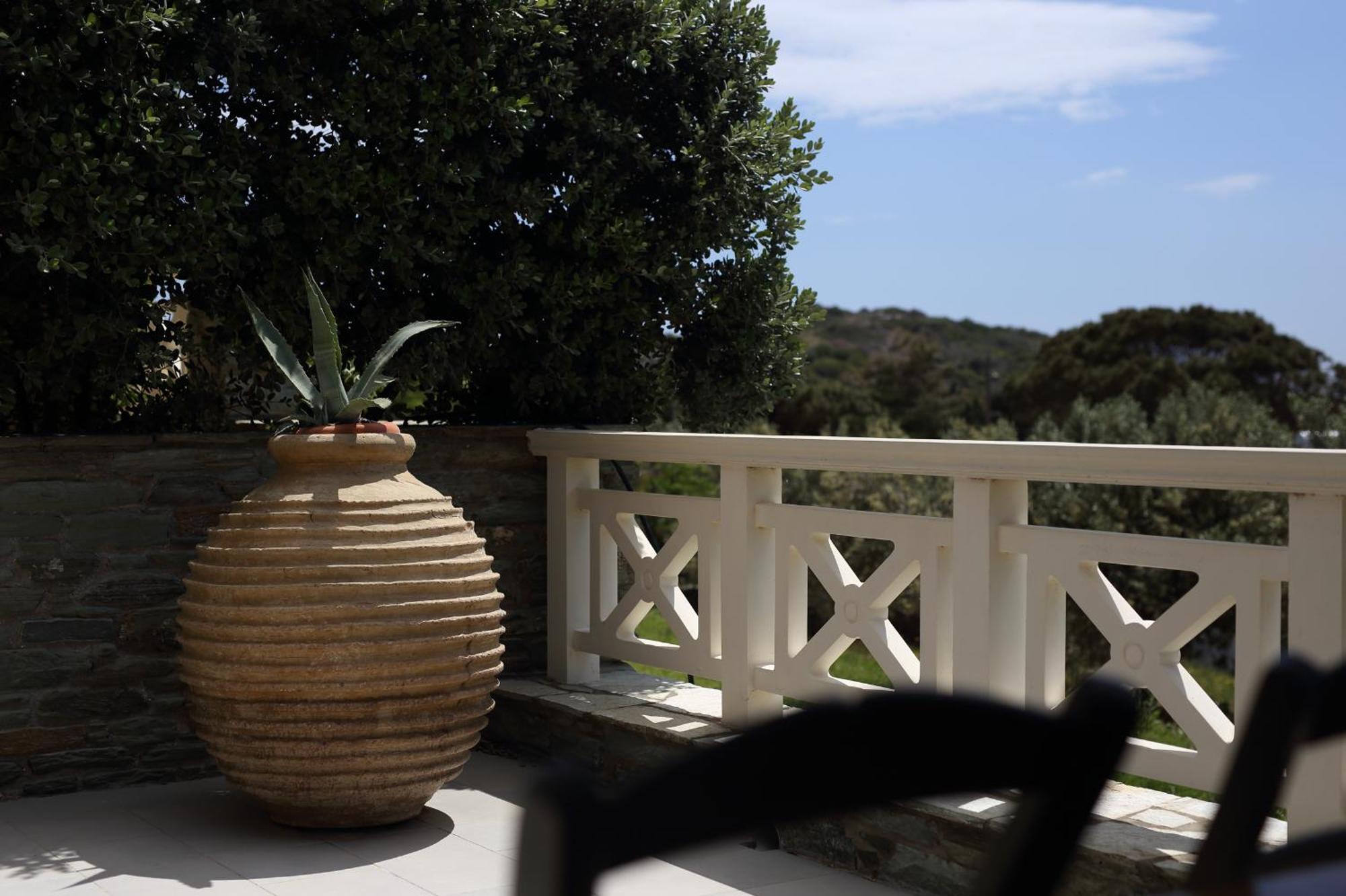 Aithra -Agios Petros Andros Villa Gavrio Exteriör bild