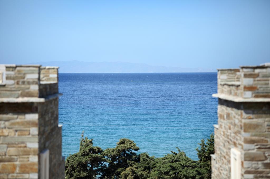 Aithra -Agios Petros Andros Villa Gavrio Exteriör bild