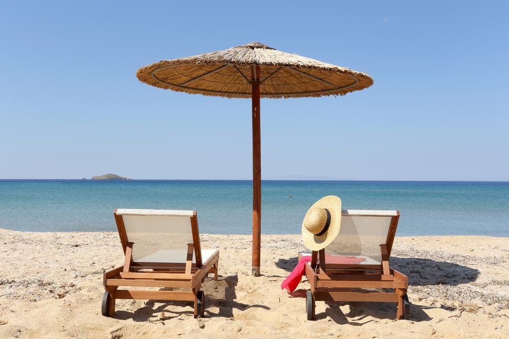 Aithra -Agios Petros Andros Villa Gavrio Exteriör bild