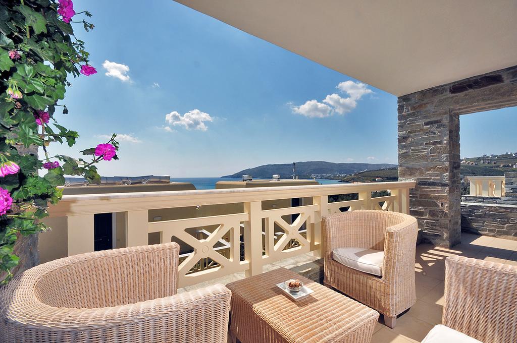 Aithra -Agios Petros Andros Villa Gavrio Exteriör bild